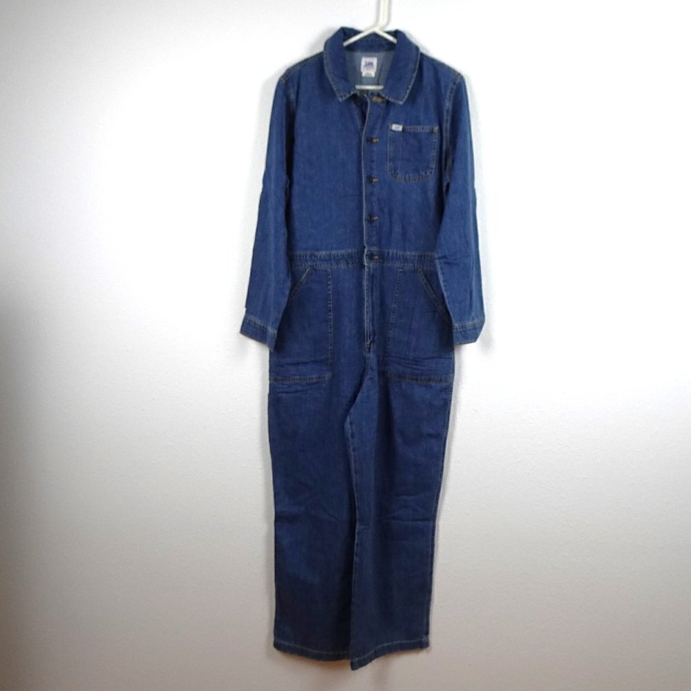 Lee Workwear Union Alls Jumpsuit Women's Size XL Coveralls Blue Denim NEW